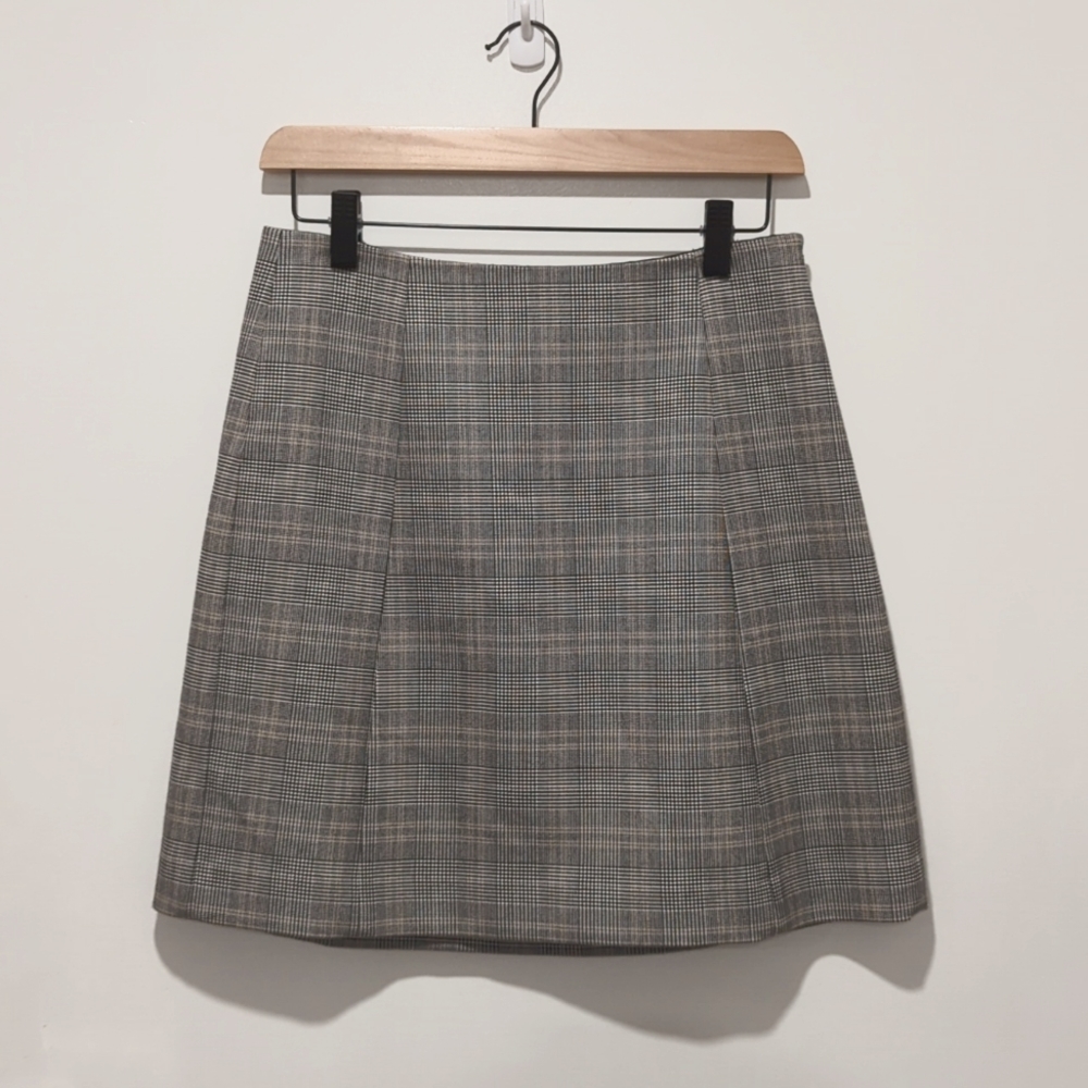 Babaton Mini Checked Skirt